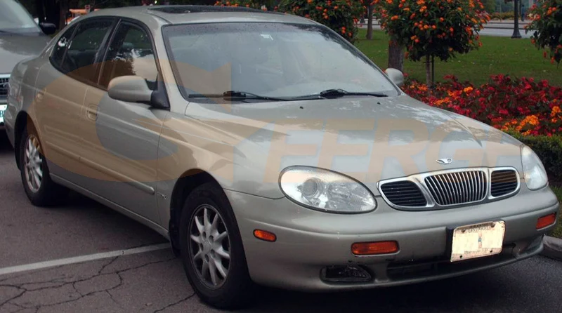 Для Daewoo Leganza 1997 1998 1999 2000 2001 2002 отлично ангельские глазки ультра-яркая подсветка с холодным катодом(CCFL ангельские глазки Halo Кольцо Комплект