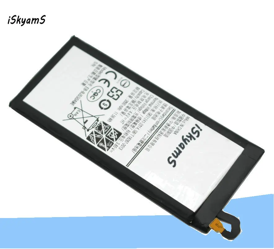 ISkyamS 1 шт. 3000 мА/ч EB BJ530ABE батарея для телефона Samsung Galaxy J5 Pro 2017 J530 SM J530K J530F J530Y|Чехлы с