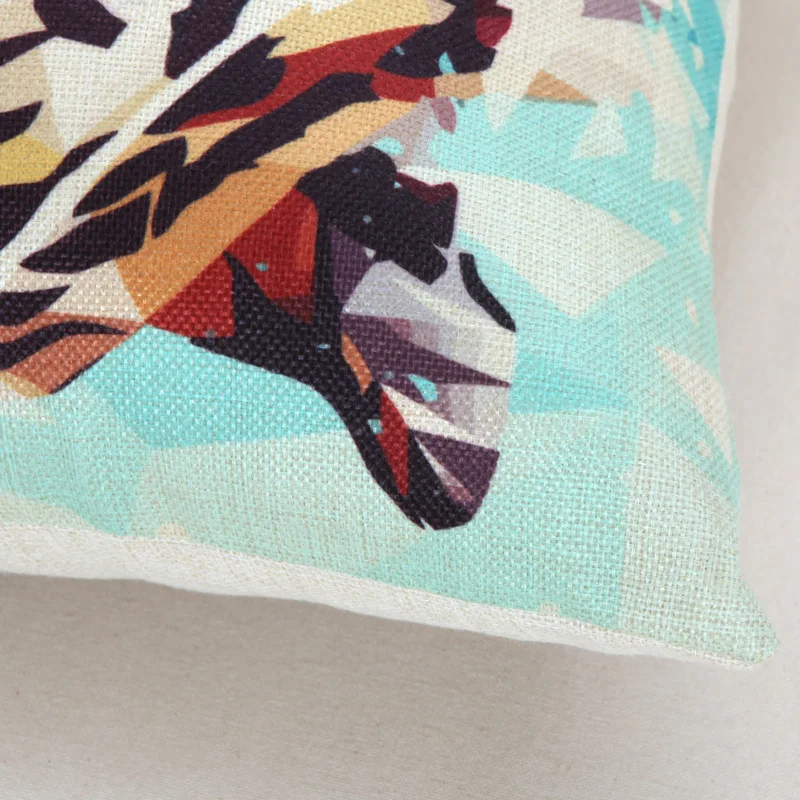 2016 модный стиль Леопард Тигр Лев наволочка Подушка для дома декоративное