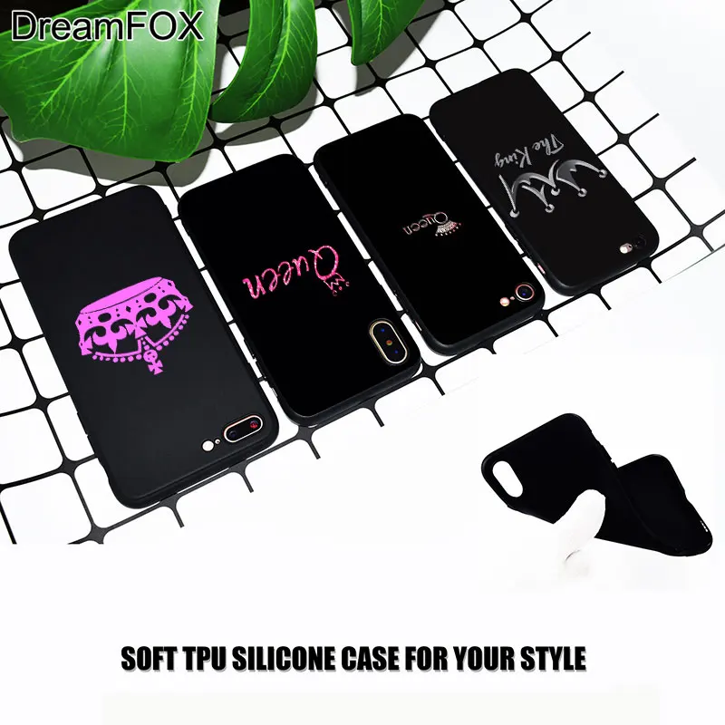 M244 King's Yellow Crown Black Silicone Case Cover For Apple iPhone 11 Pro XR XS Max X 8 7 6 6S Plus 5 5S 5G SE |