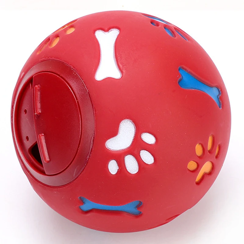 2 Size S/M Colors Red/Blue Dog Toy Pick up Food Balls Funny Squeaky Leakage Pet Cat Treat Holder Puppy Chew Training Supplies | Дом и сад
