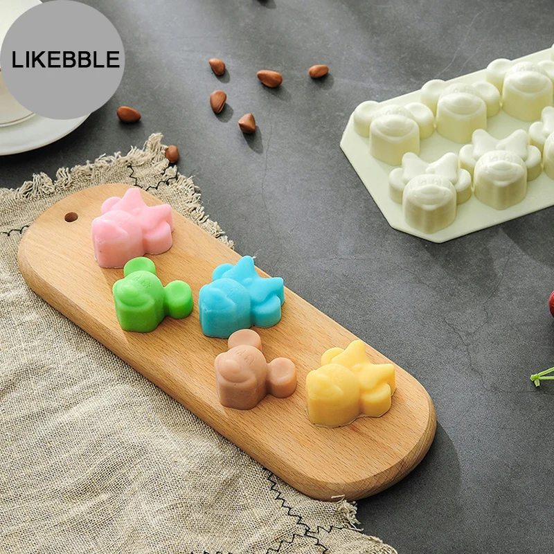 Cartoon Silicone Cake Mold Dessert Baking Tools Non-stick Jelly&ampCandy Handmade Soap 3D Decoration | Дом и сад