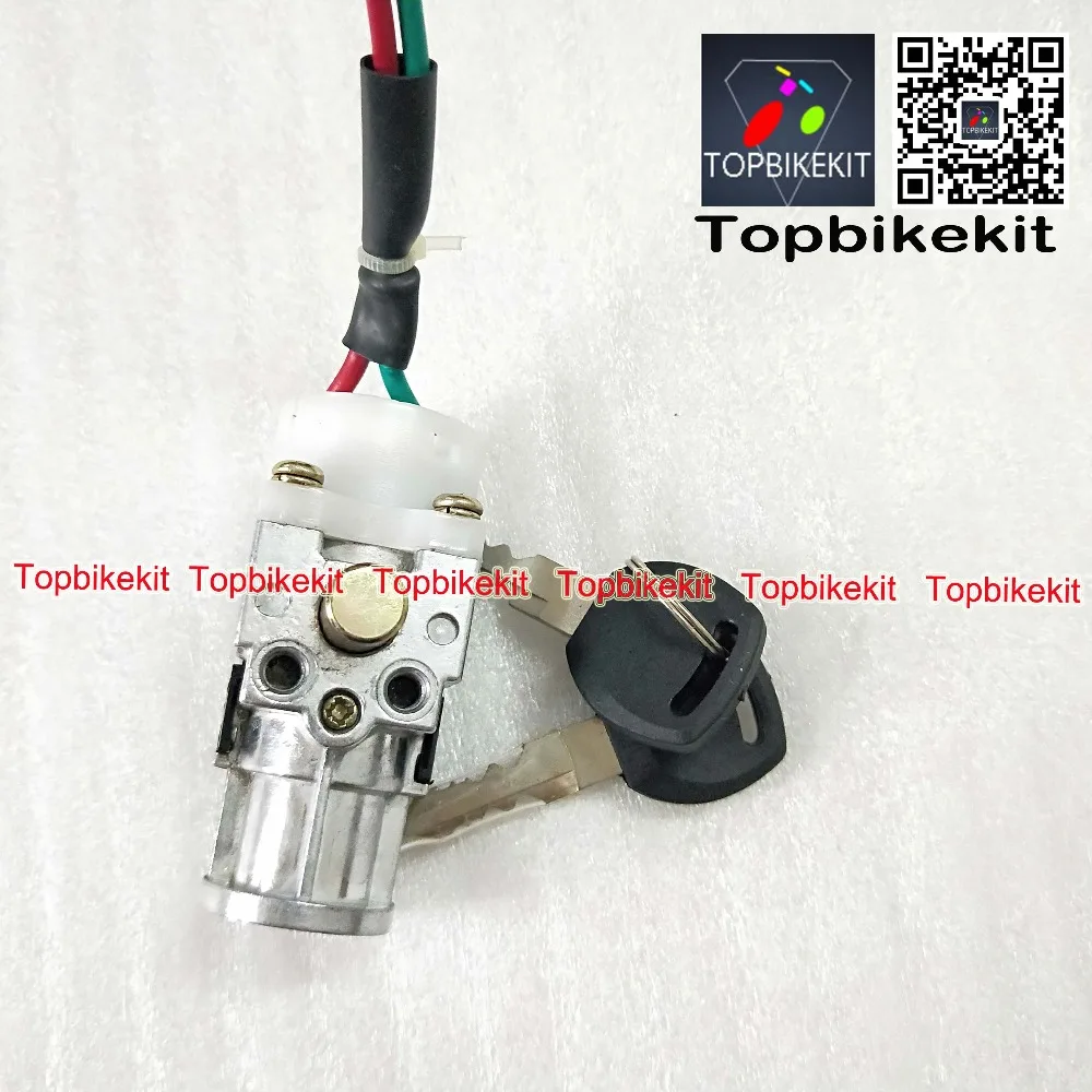 Ebike Battery Parts Silver Fish Battery case Power Lock& Key / Ebike Lock& Key For Silver Fish Battery case