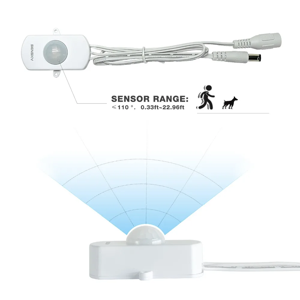 Sensky DC 5 V 12 24 5A переключатель пассивного инфракрасного датчика Мини PIR