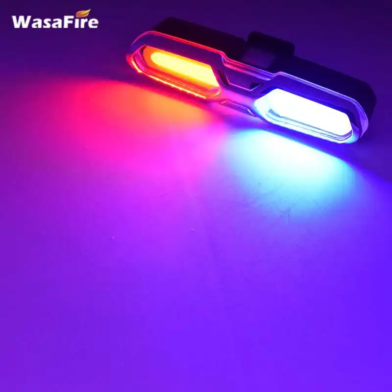 Фонарик WasaFire 6 режимов 3 цвета супер яркий велосипедный фонарь светодиодный