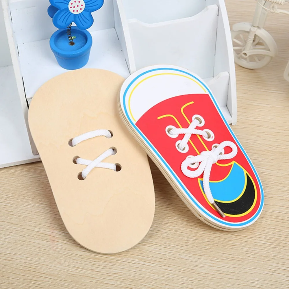 Фото Игрушки Монтессори Обучающие деревянные игрушки для детей обучающая Обувь На