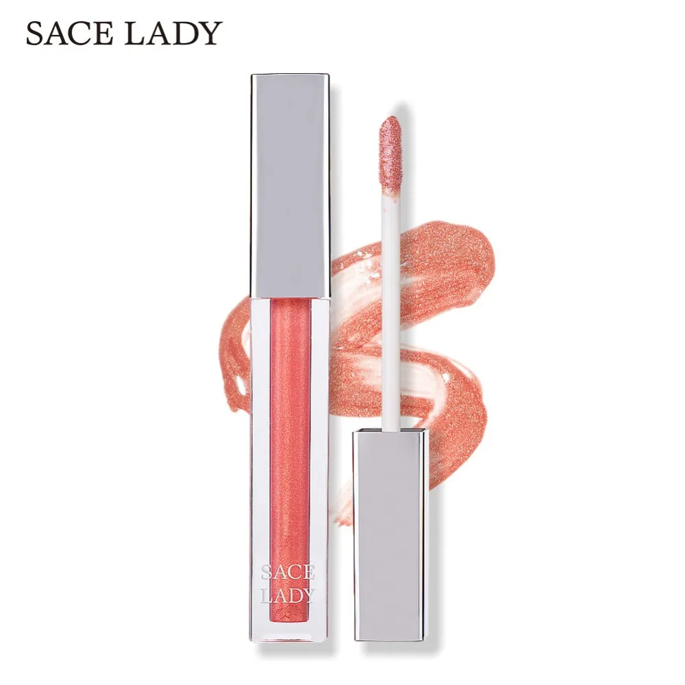 SACE LADY Высокий блеск лак для губ Макияж Гладкий встроенный интенсивный красота
