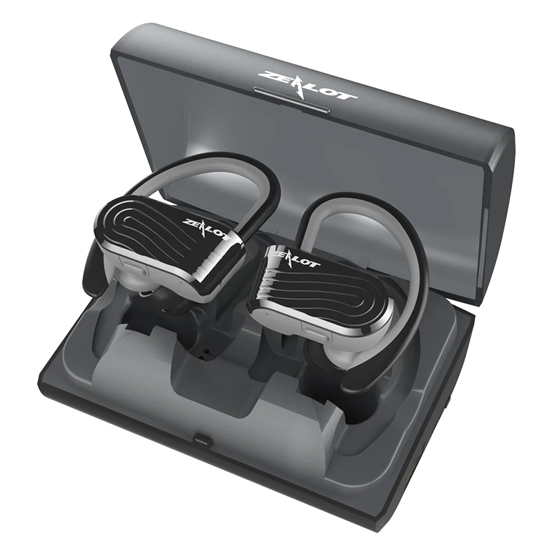 

Zealot H10 Tws Headphone Bluetooth Sport Earbuds Waterproof Sports Stereo Earphones With Mic 2000mAh Power Bank Battery Box