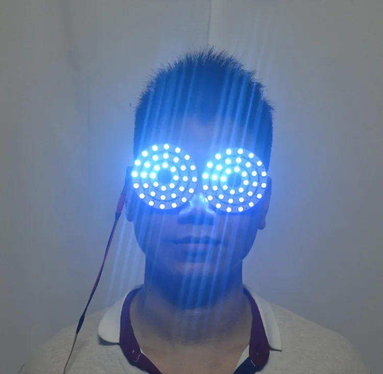 Светодиодный светильник светящиеся очки крутые новые креативные реквизиты для