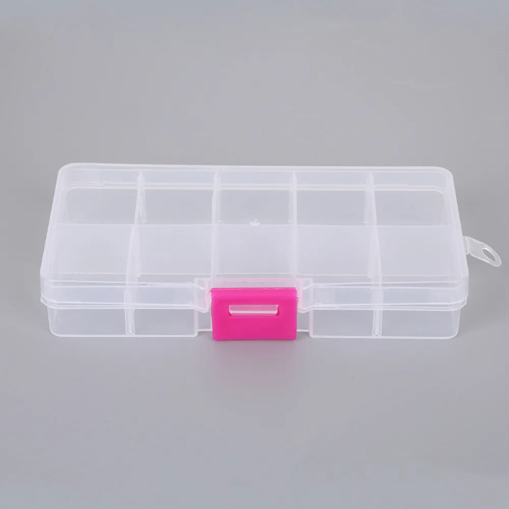 Регулируемая прозрачная шкатулка для хранения ювелирных изделий портативный