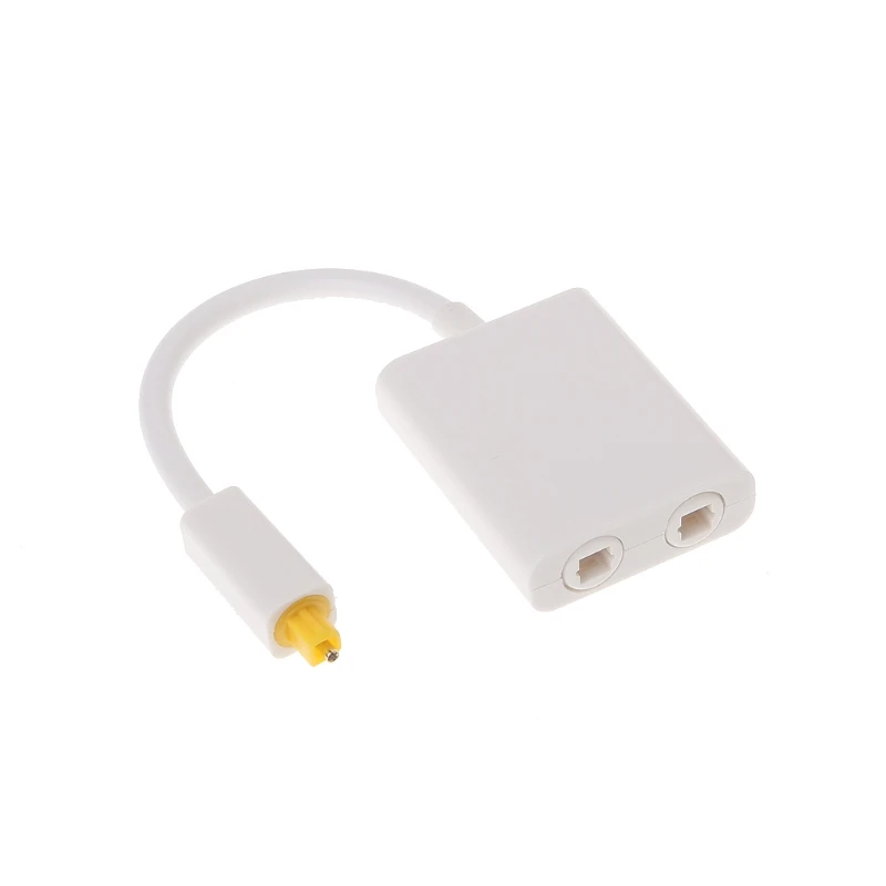 Digital Optical Audio Cable Splitter Adapter 2 Way SPDIF Toslink 1 In To Out Hub Dropshipping | Компьютеры и офис