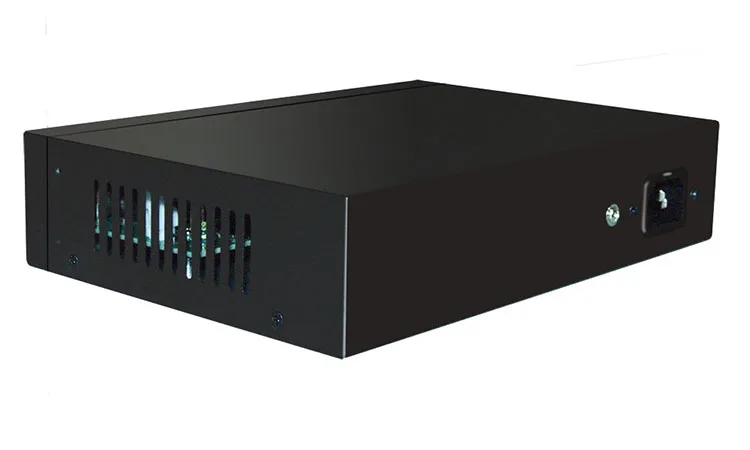 KuWFi 10 портовый коммутатор PoE, 2 порта UpLink, 802.3af/at, 120 Вт Встроенная Мощность, Vlan до 250 м, металлический сетевой коммутатор Plug& Play
