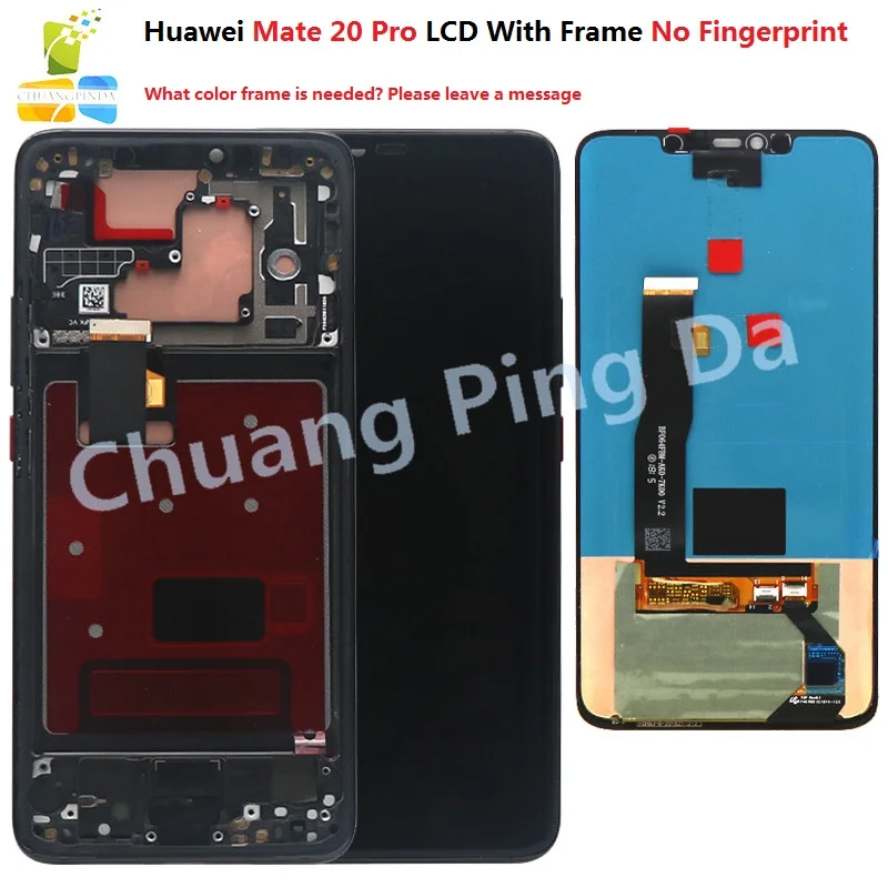 ЖК дисплей с рамкой для Huawei Mate 20 Pro дигитайзер сенсорного экрана в сборе 20Pro Mate20