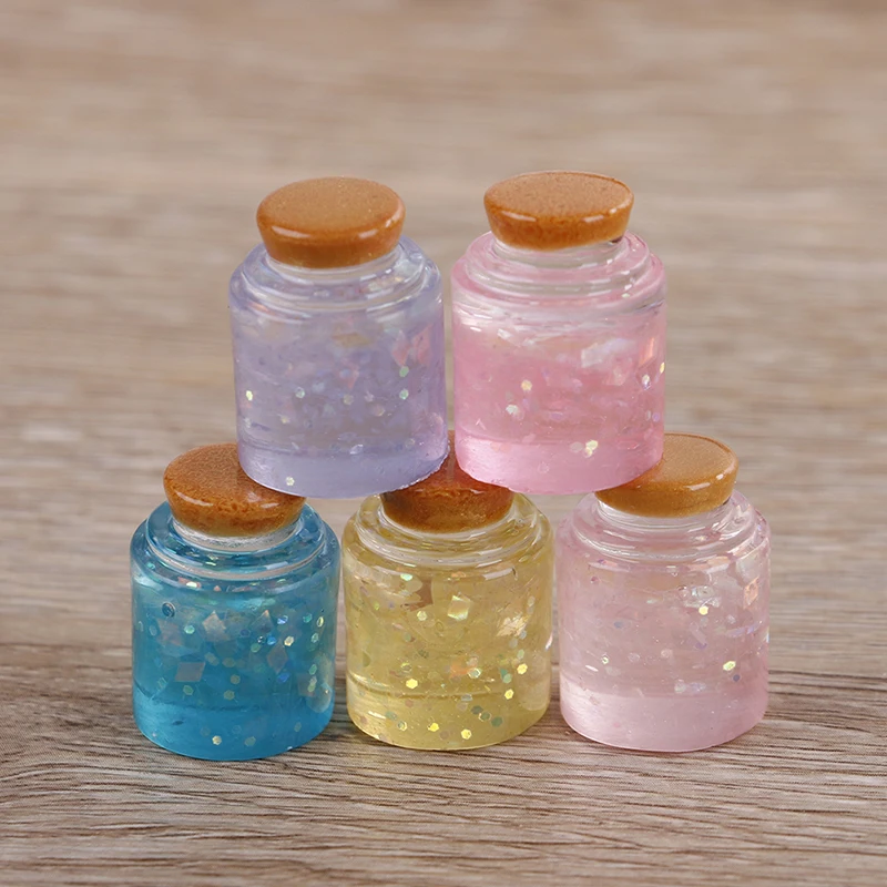 Новый шоколадный Слизняк глина звезда стеклянная бутылка наполнитель для