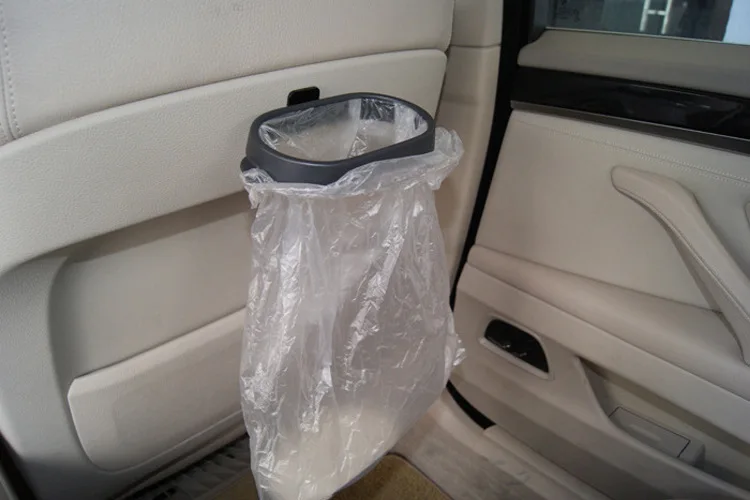 Car Styling Organizer Trash Bag Rack Hanger Vehicle Garbage Holder Rubbish Bin Frame Portable Auto Interior Accessories | Автомобили и