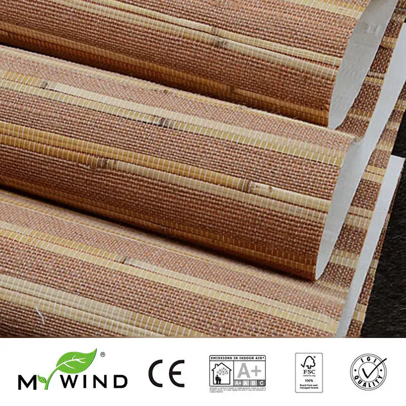 Коллекция 2019 года настенная бумага из джутовой ткани MY WIND Cane Роскошный