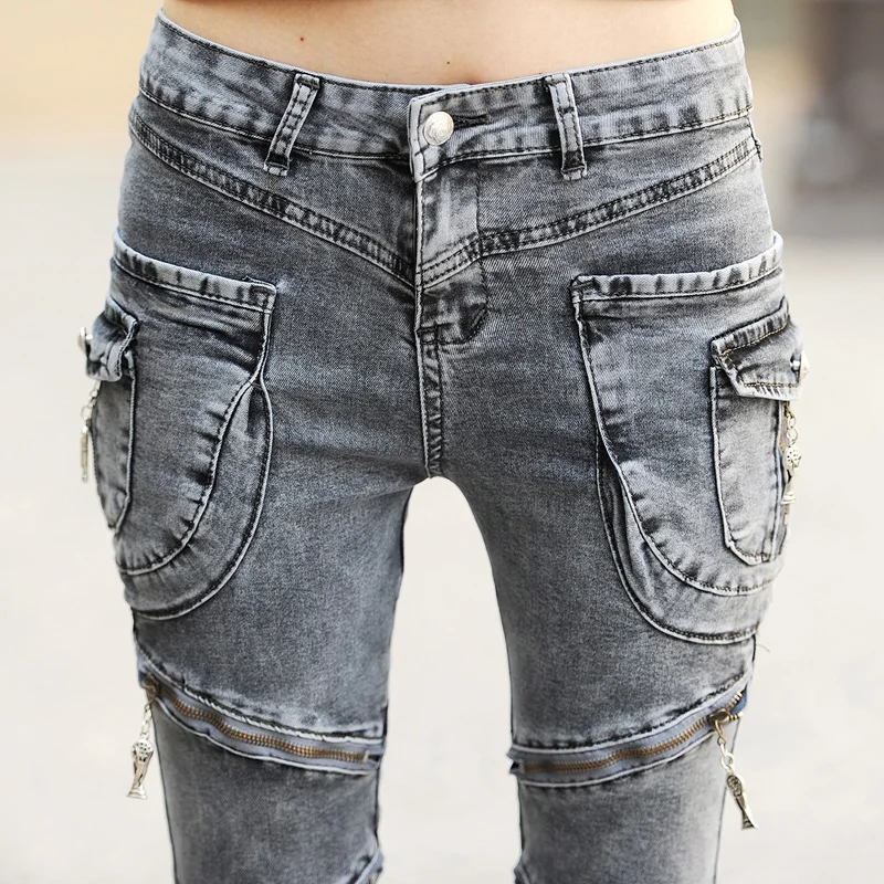 Штаны женские тонкие повседневные Тренд Осень-зима крутые индивидуальные