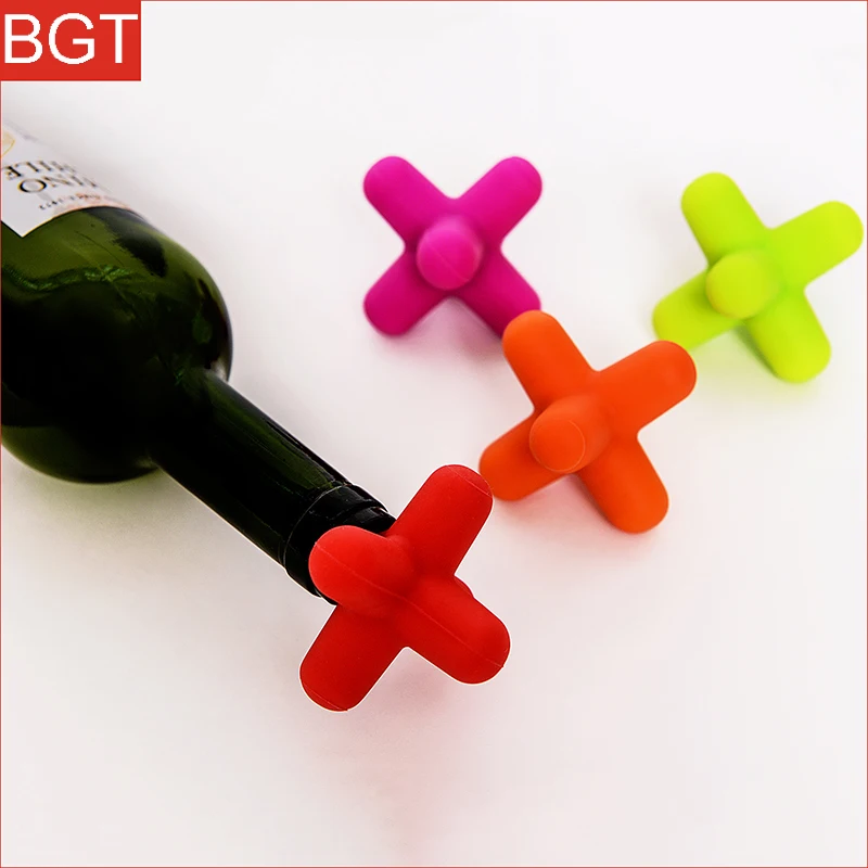 Bgt 2 шт./лот силиконовые бар инструменты оборудование винные пробки творческий