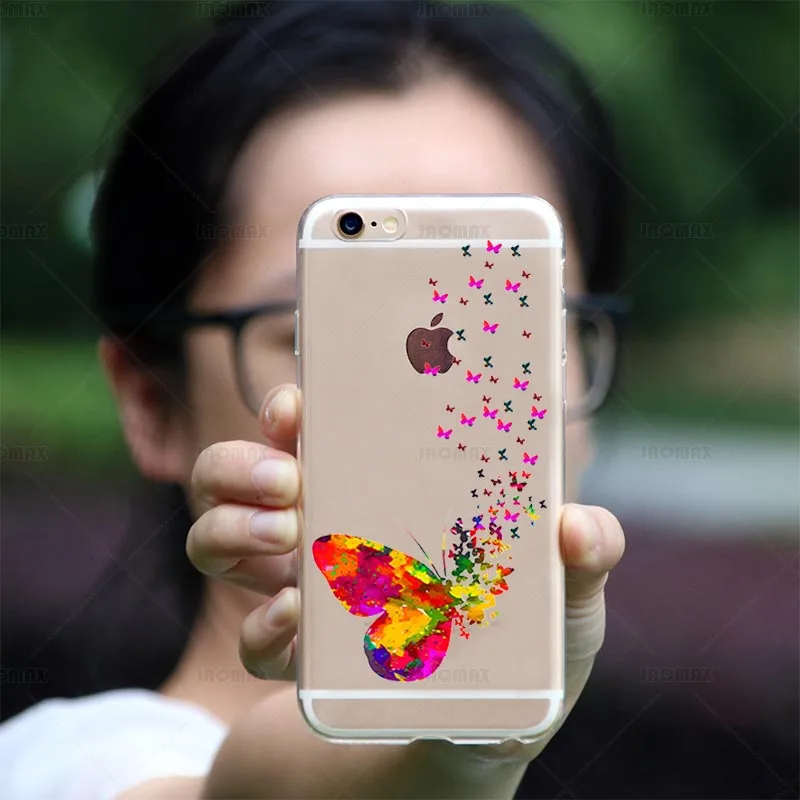 Чехол для iPhone X Xs Max 6 6S Plus 5 5S SE 7 8 прозрачный мягкий силиконовый чехол телефона |