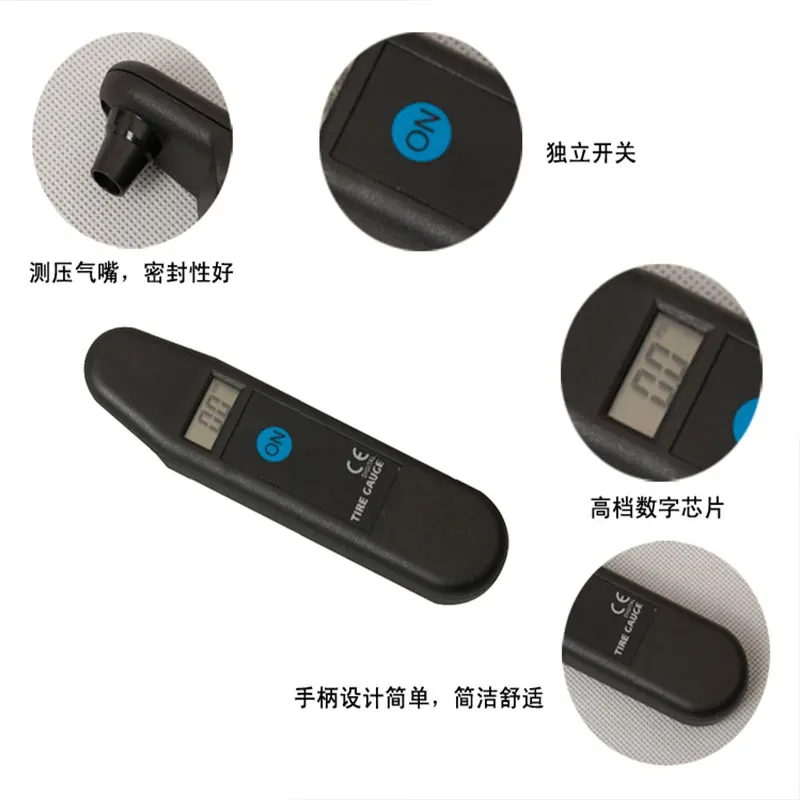 Измеритель давления в шинах с цифровым ЖК дисплеем диагностика колес