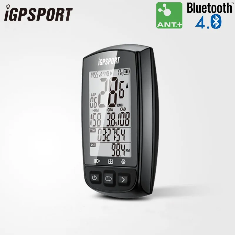 I gps порт IGS50E велосипедный компьютер ANT+ велосипед gps беспроводной Велосипедный компьютер подсветка IPX6 Водонепроницаемый цифровой Спидометр компьютер