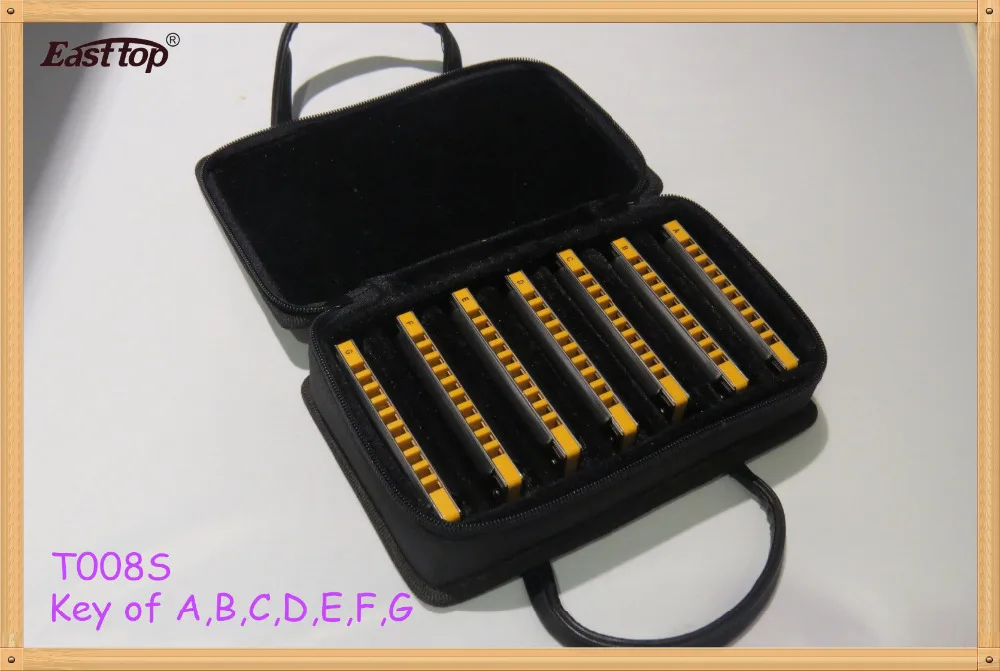 EASTTOP diatonic harmonicas T008S 10 отверстий 7 клавиш профессиональный набор для paly | Спорт и