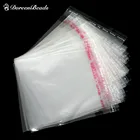 DoreenBeads 200 прозрачные Самоклеющиеся пластиковые пакеты 7x6 см (полезное пространство: 6x5 см) (B07380)