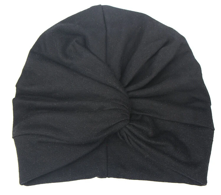 2019 New Cute Newborn Toddler Kids Baby Boy Girl Turban Cotton Beanie Hat Caps Solid Gray Green Pink Black 0-2Y | Детская одежда и