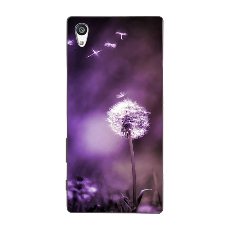 Dandelion flying flower Top Detailed Popular TPU soft case Cover For Sony Xperia Z Z1 Z2 Z3 Z4 Z5 compact Premium shell Coque |