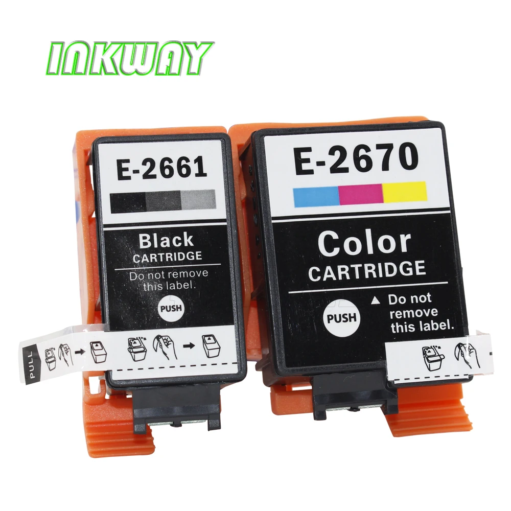 Чернила WAY Black 266 трехцветные 267 Сменные чернильные картриджи для WF-100W чернила T2661