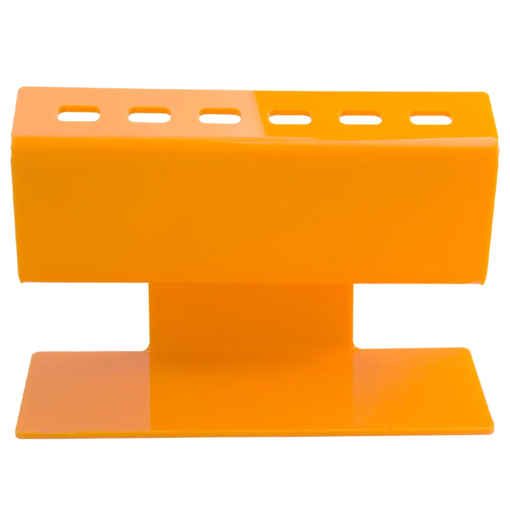 Подставка для щипцов из акрила 1 шт. для наращивания ресниц, удобный держатель позиций для ложных бровей и полок для 6 шт. инструментов для макияжа.