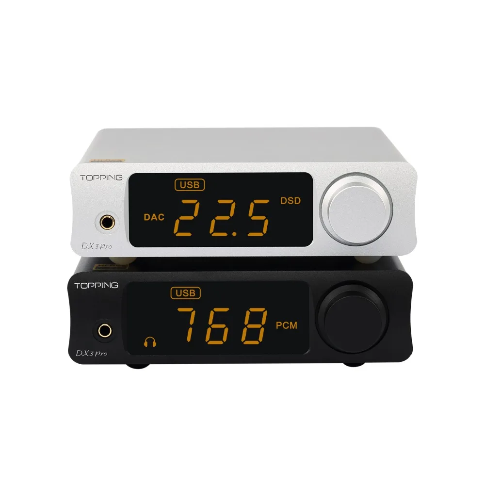 USB DAC TOPPING DX3 PRO Настольный Bluetooth ATPX Декодер Усилитель для наушников усилитель Xmos xu208
