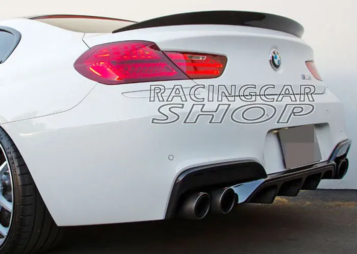 Неокрашенный M спортивный стиль стекловолокно спойлер багажника для BMW F13 F06 6 Series