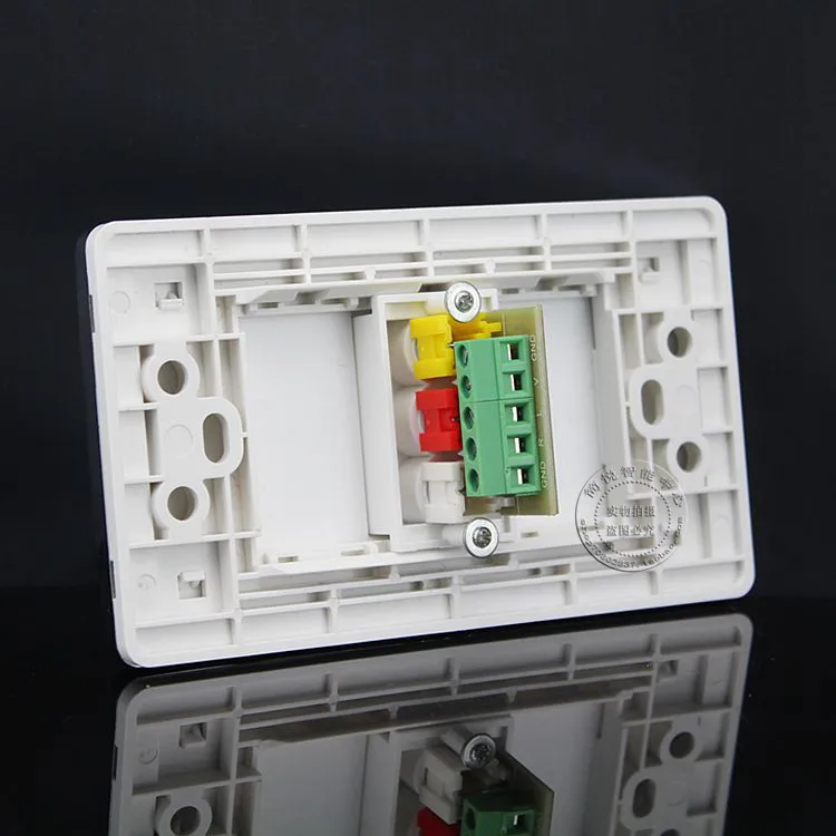 120 мм Настенная Лицевая панель 3RCA AV гнездо выходной адаптер|av adapter|adapter plateadapter socket |