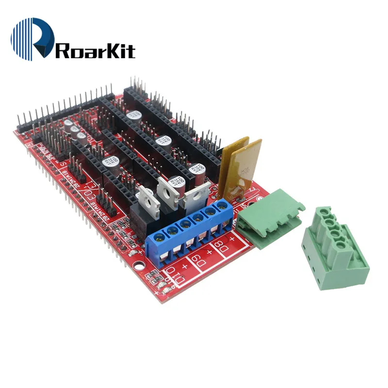 Бесплатная доставка 1 шт. Mega 2560 R3 Mega2560 REV3 + контроллер RAMPS 4 для 3D принтера arduino Reprap