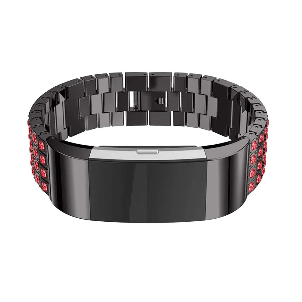 Сменный ремешок из алюминиевого сплава для смарт часов Fitbit Charge 2 металлический