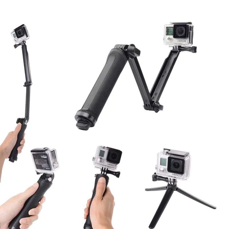 Shoot 3 way waterproofs ELF IE grip mono pod штатив для gopro hero 5 4 +/3/2 session is millet аксессуары камеры