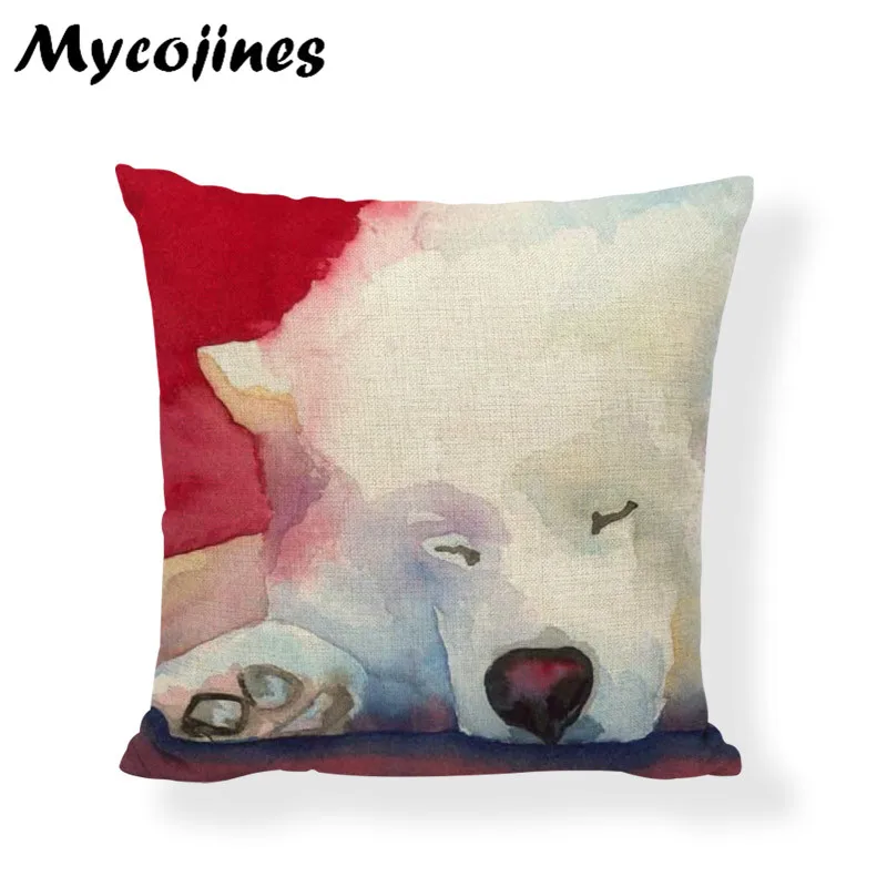 Прямая поставка масляная живопись золотистый ретривер Французский бульдог