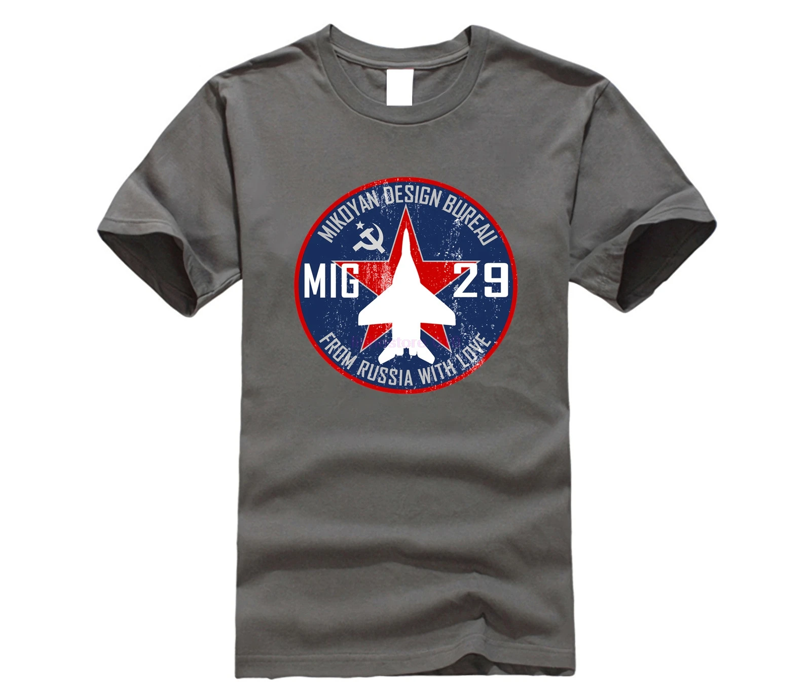 GILDAN 2019 CCCP Мужская рубашка Mig29 из России с Love Jet футболка для борьбы | одежда