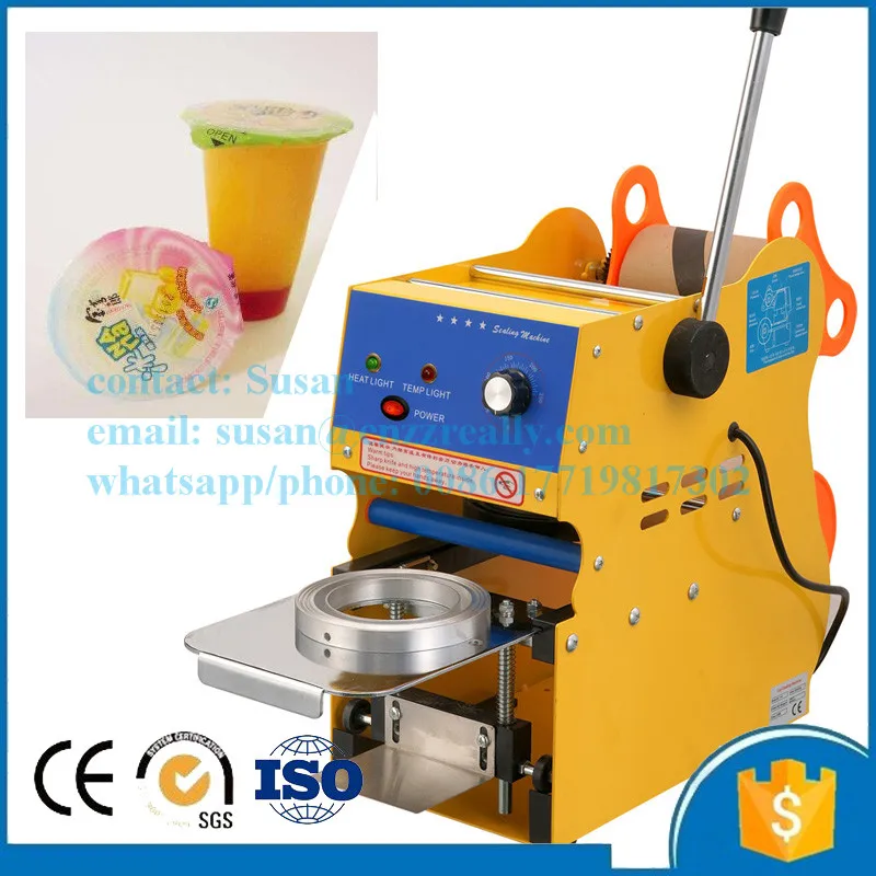 Ручной Bubble tea машины руководство машина для запечатывания стаканчиков ручной