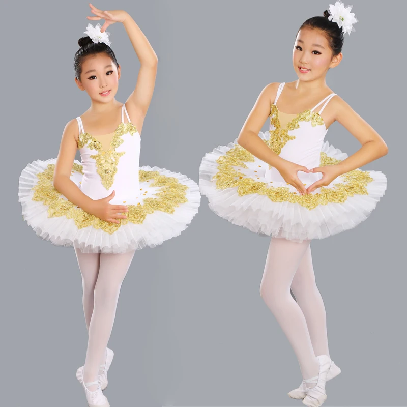 2019, костюм для девочки, детское танцевальное платье-пачка с блестками и белым лебедем и озером, балетная одежда, детское платье для балета