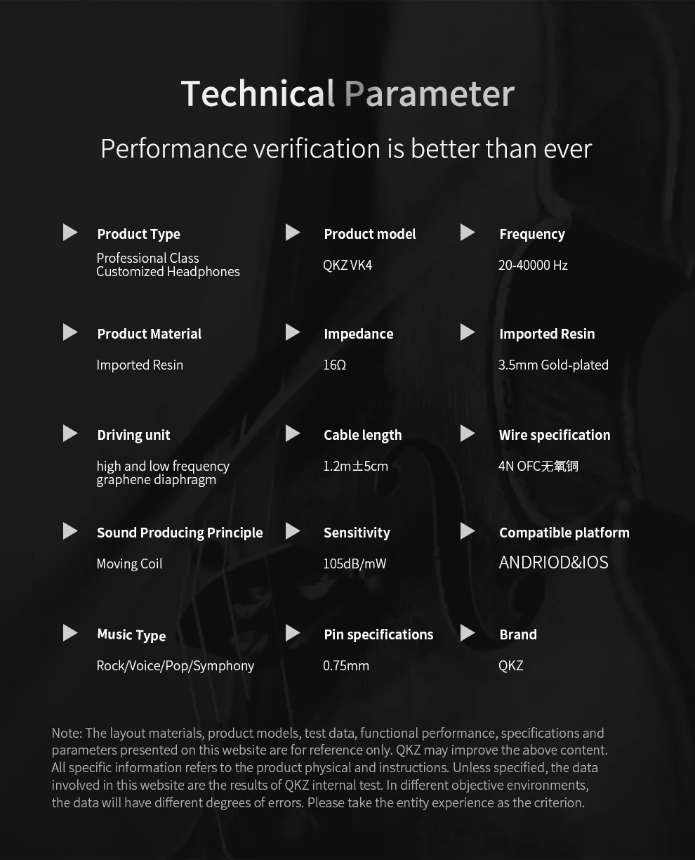 Новейший QKZ VK4 ZST тяжелый бас проводные наушники гарнитура HiFi наушники Железный Контроль Музыка Движение обмен Bluetooth кабель