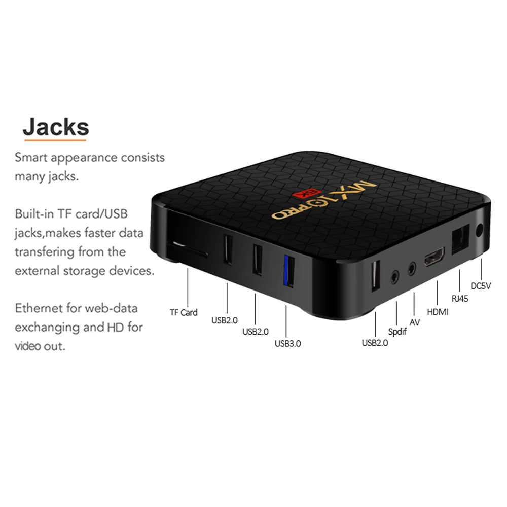 MX10 Pro Smart TV Box Android 9 0 Allwinner H6 четырехъядерный процессор 4 ГБ 32 64 Гб 2 4G WiFi USB3.0