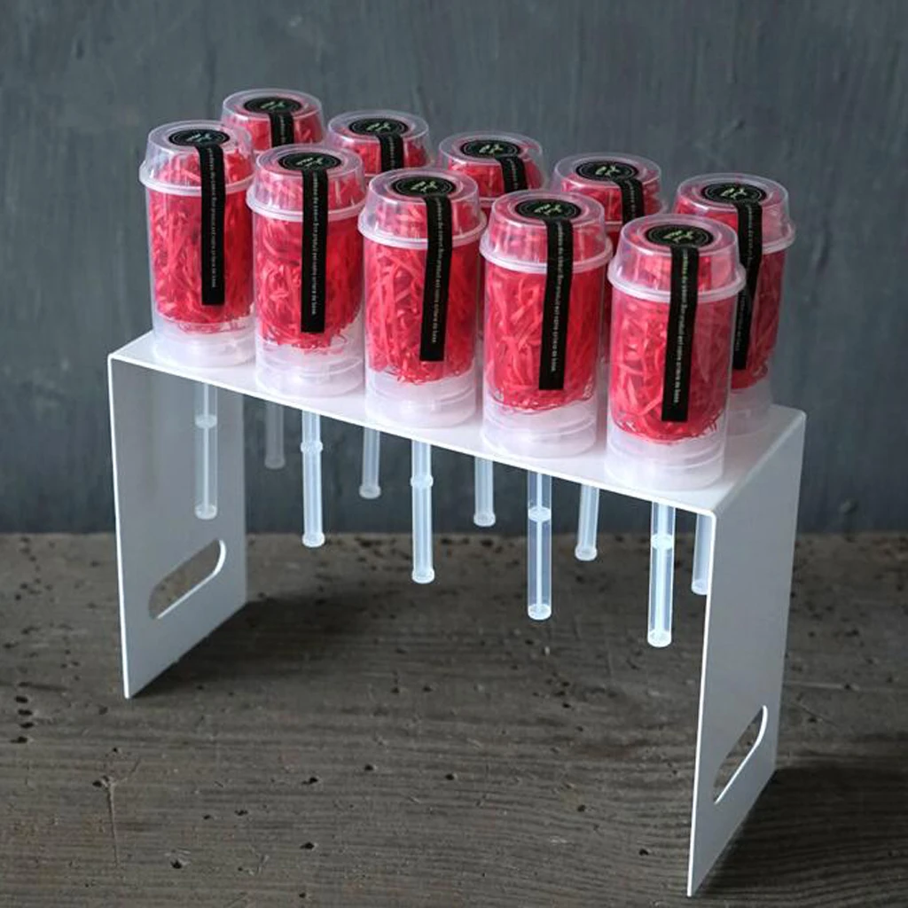 

Modern Stair-Step Design Clear Dessert Cupcake Display Stand