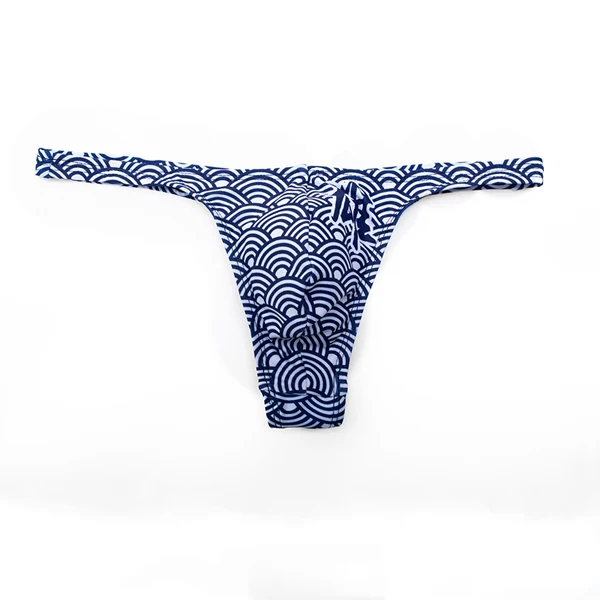 Sexy Low Waist Men's Thong Swimsuits Swimming Trunks Tight Gay Men Swim Briefs Bikinis Swimwear Board Man Swimsuits no lacing - Цвет: Зеленый