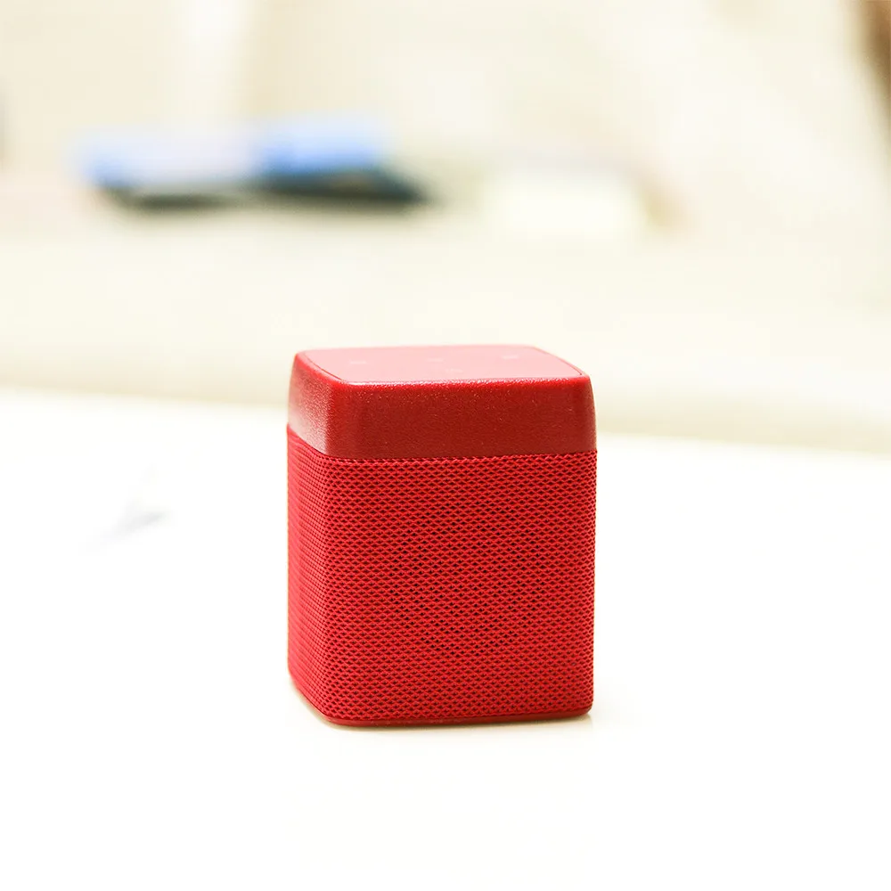 Беспроводной кожаный мини динамик VOBERRY с bluetooth квадратная портативная карта