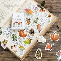 46 pcslot plant fairy tale mini paper sticker package diy diary decoration sticker album scrapbooking