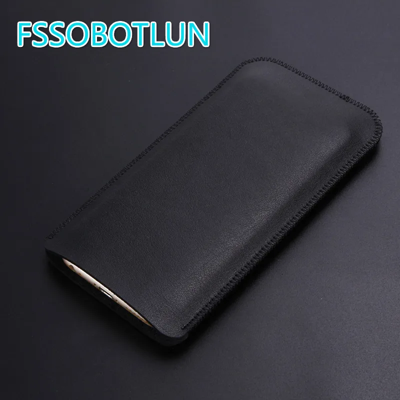 

FSSOBOTLUN For Oukitel C12 Pro 6.18"super slim sleeve pouch cover, Luxury microfiber Leather case For Oukitel C12 Plus Phone bag