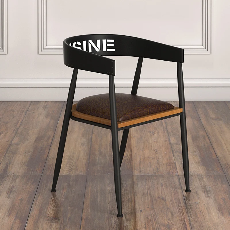 Американский обеденный стул ретро Творческий промышленного ветер чердак сзади
