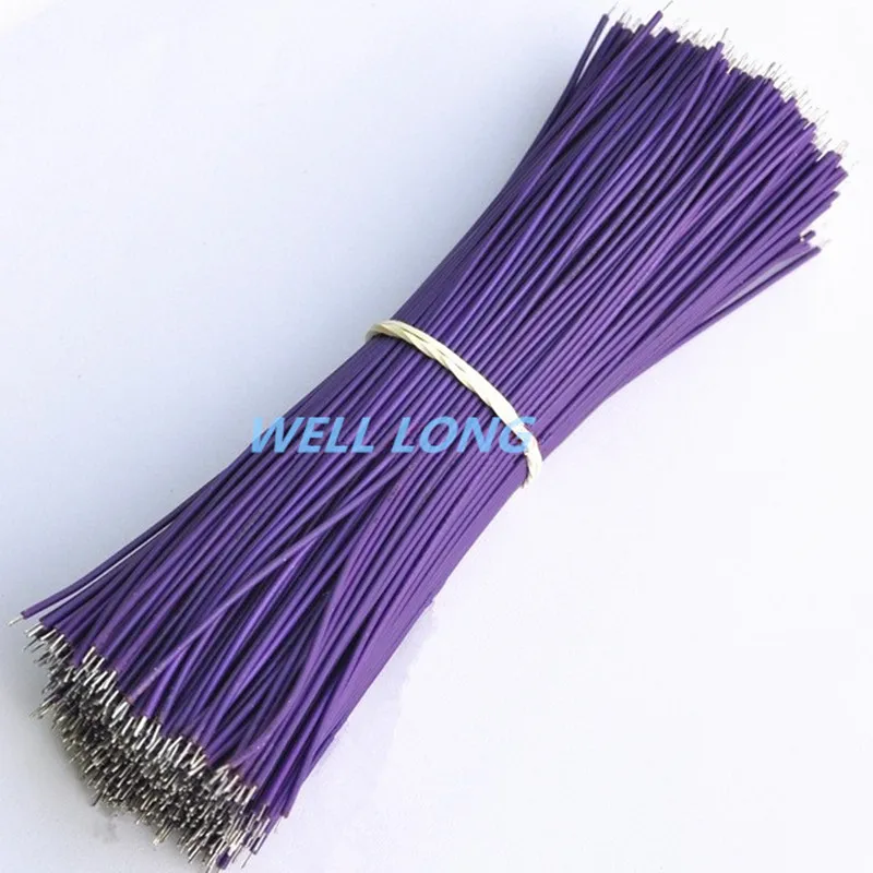 

( 500 pcs/lot ) Purple Wire 150mm, UL-1007 26AWG Wire, Cable.